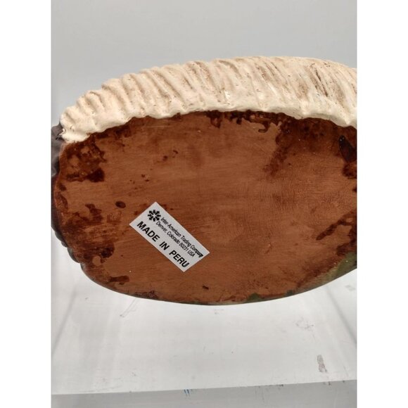 Handcrafted Peruvian Nativity Scene Inside Llama Figurine - Picture 4 of 6